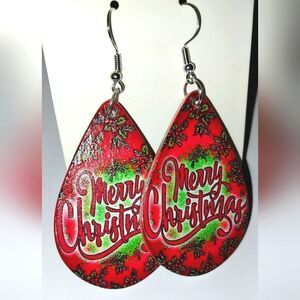 Christmas festive dangle Earrings